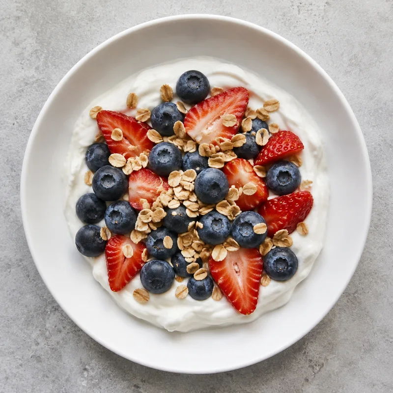 Berry Yogurt Bowl · recipe illustration