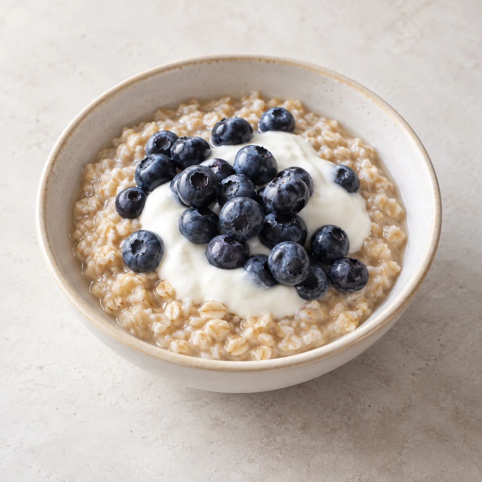 Warm Blueberry Oats